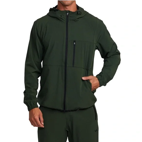 Mens Jackets Rvca Green Jacket RVCA Jackets Coats Rvca Mens Green